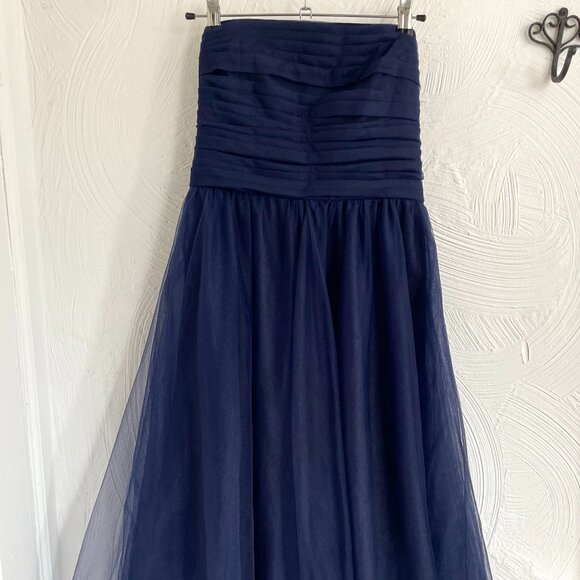 J. Crew Dresses & Skirts - J. Crew Tulle Pleated Dress - Navy